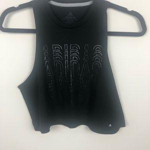 Adidas black Muscle Tee
